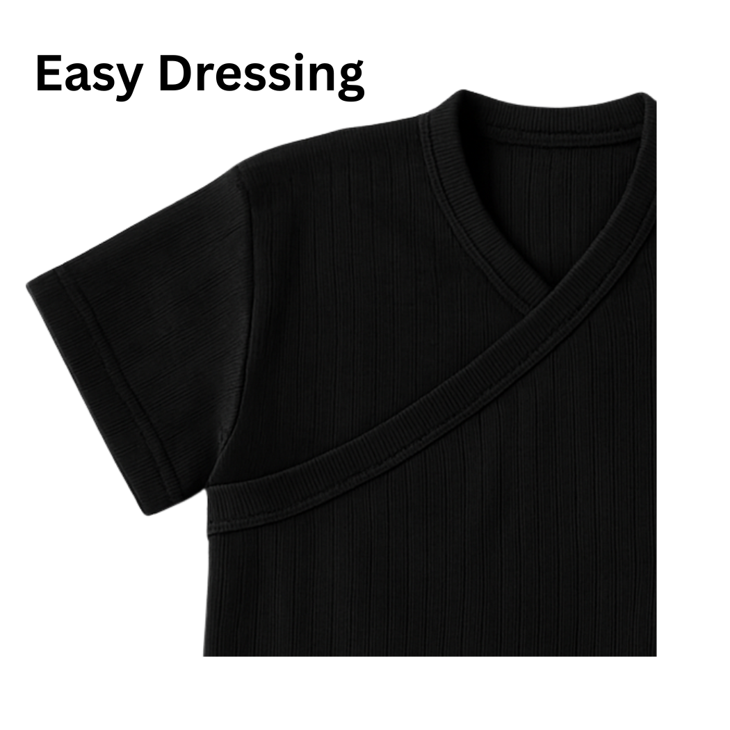 Baby | Toddler | Easy Over Summer Shirt (4 Pack) | Black, Red, Botanic Green & Navy - Image 3