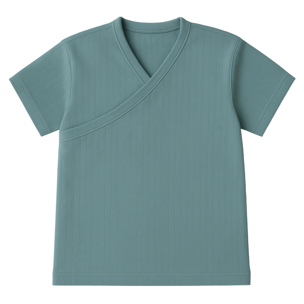 Baby | Toddler | Easy Over Summer Shirt | Mix & Match (2 Pack) | Black & Sage - Image 3