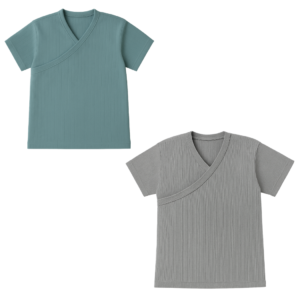 Baby | Toddler | Easy Over Summer Shirt | Mix & Match (2 Pack) | Sage & Grey
