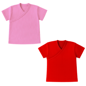 Baby | Toddler | Easy Over Summer Shirt | Mix & Match (2 Pack) | Pink & Red