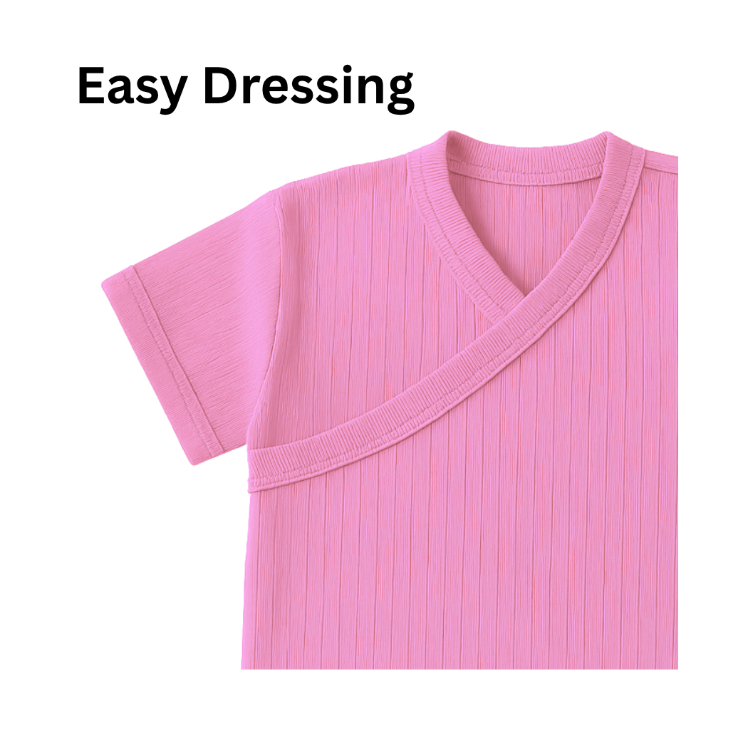 Baby | Toddler | Easy Over Summer Shirt | Mix & Match (2 Pack) | Pink & Red - Image 4