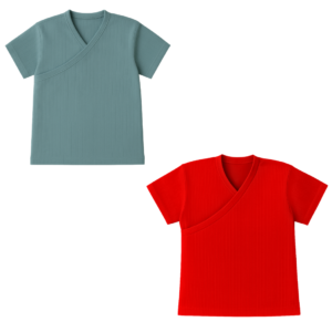 Baby | Toddler | Easy Over Summer Shirt | Mix & Match (2 Pack) | Sage & Red