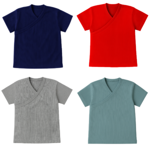Baby | Toddler | Easy Over Summer Shirt (4 Pack) | Navy, Red, Grey & Sage