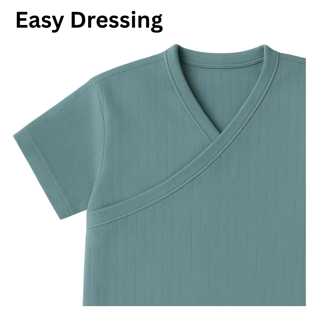Baby | Toddler | Easy Over Summer Shirt | Mix & Match (2 Pack) | Sage & Red - Image 4