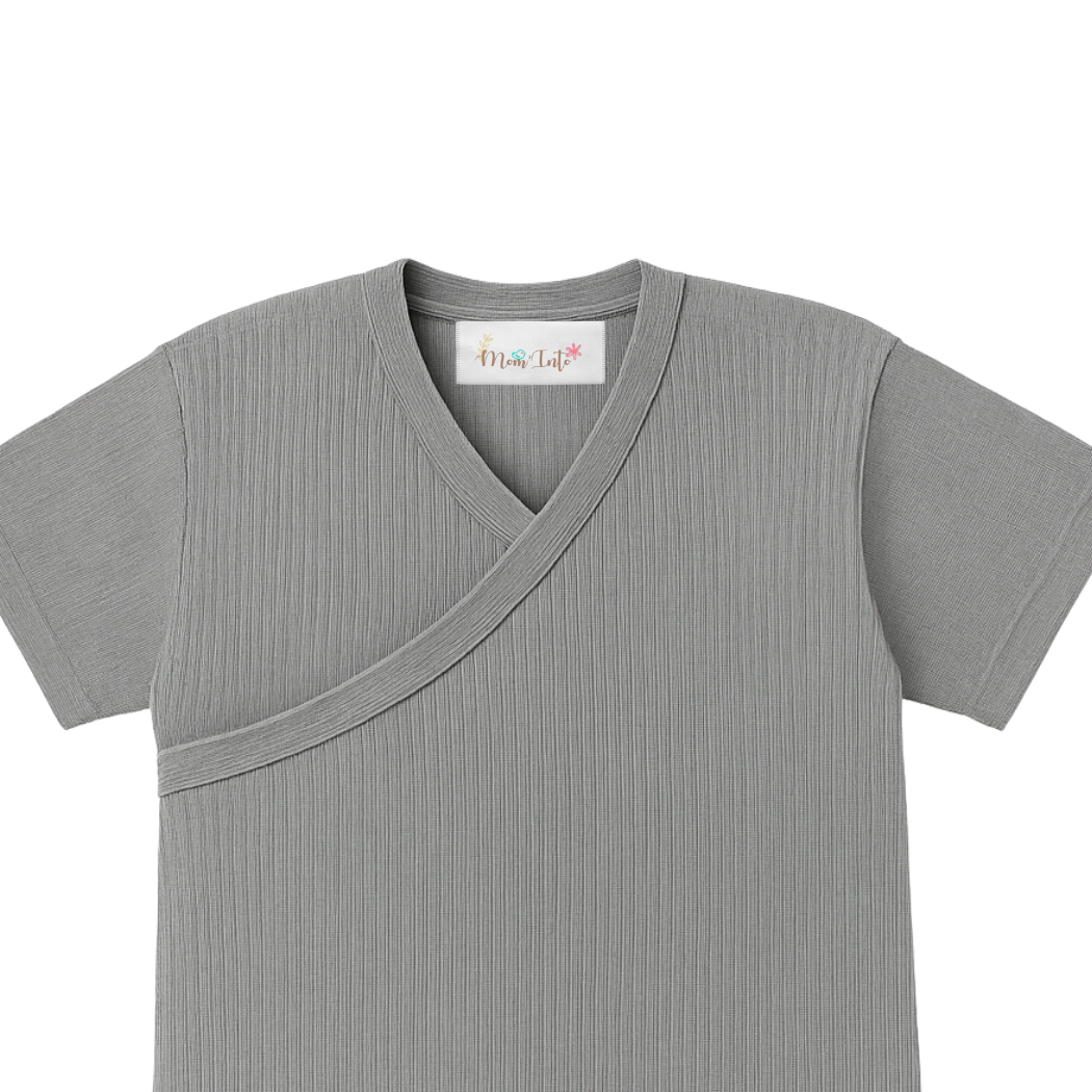 Baby | Toddler | Easy Over Summer Shirt | Mix & Match (2 Pack) | Grey & Red - Image 2