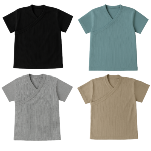 Baby | Toddler | Easy Over Summer Shirt (4 Pack) | Black, Sage, Grey & Brown