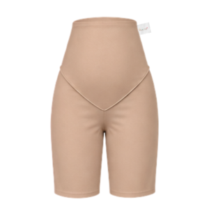Maternity Corporate Bermuda/Knee Length Pants | Yoga Style High Waist | Khaki