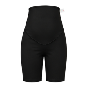 Maternity Shorts | Yoga Style High Waist | Black
