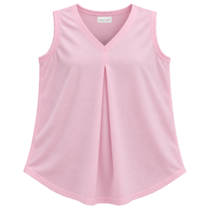Maternity Sleeveless V-Neck Top | Pink