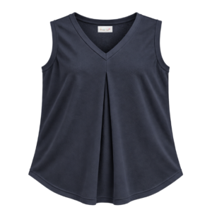 Maternity Sleeveless V-Neck Top | Dark Grey