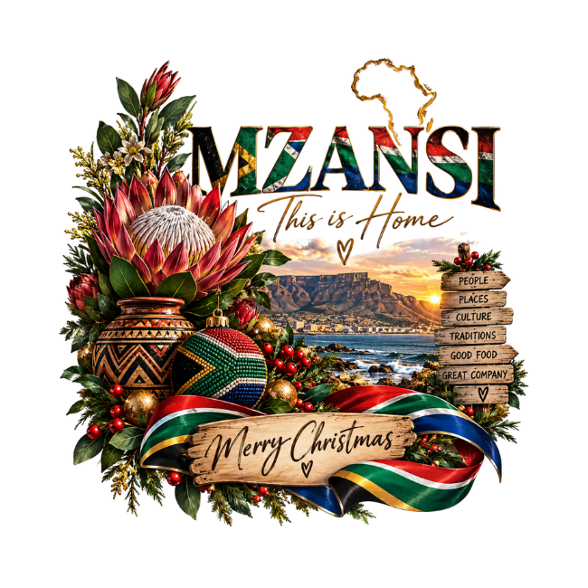Themed Coffee mug | 4 Pack | Mzansi Christmas | This is home - Image 3