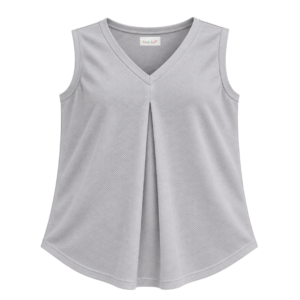 Maternity Sleeveless V-Neck Top | Grey