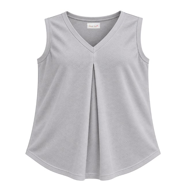 Maternity Sleeveless V-Neck Top | Grey