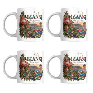 Themed Coffee mug | 4 Pack | Mzansi | This is home
